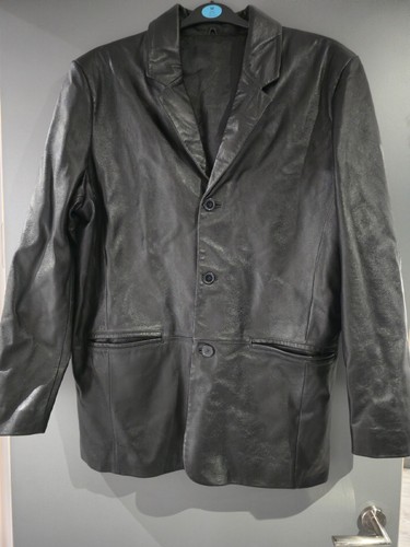 Mens vintage leather jacket - ,