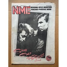 STRAY CATS NME MAGAZINE AUGUST 30 1980 - STRAY CATS COVER + FEATURE INSIDE - age