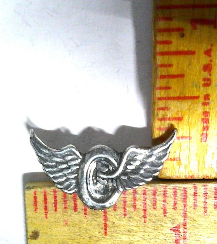 Winged wheel pin vintage - pin,
