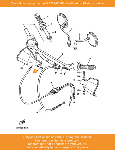 Yamaha collar 90387 - yamaha, collar,