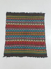 Vintage Traditional Handmade Guatemalan Tablecloth 33x31 inches