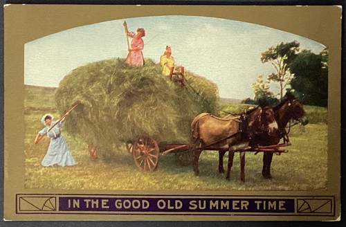 Women hay wagon the - women, in