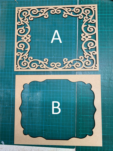 Mdf wooden box - topper, /