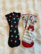 Christmas Theme Socks x 2 (Brand New without Tags)
