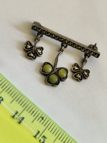 Silver old shamrock - old,