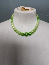 Vintage Green Faux Pearl