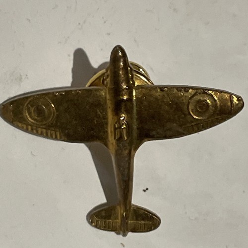 Spitfire plane pin badge - plane,