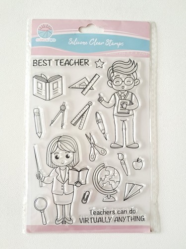 Best teacher clear stamps - teacher,