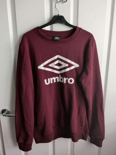 Umbro men burgundy crew neck - umbro, men's