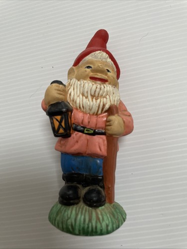 Vintage bisque gnome figurine - vintage,