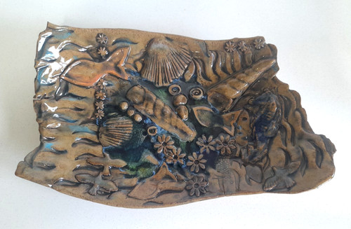 Large studio pottery crackle - studio,