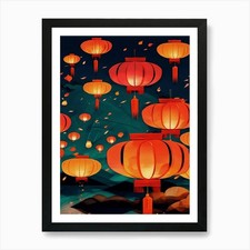 Chinese Lanterns In The Sky 1