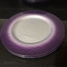 2 x Portmeirion Glass Charger