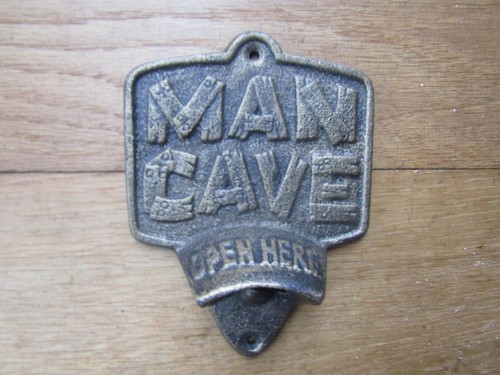 Rustic iron bottle opener - iron,