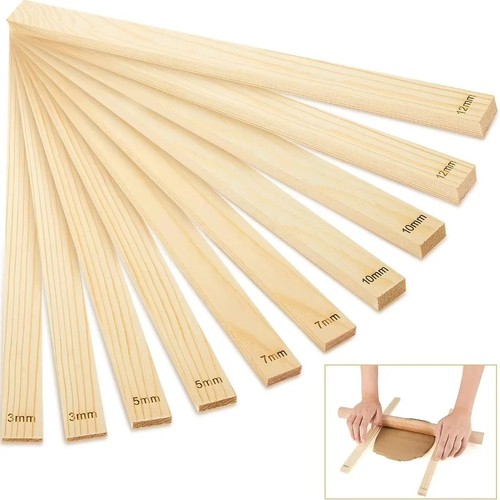 8pcs wooden rolling - wooden, guides