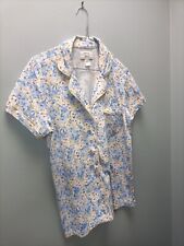 Carole Hochman used blue and yellow floral pyjama set Size Small
