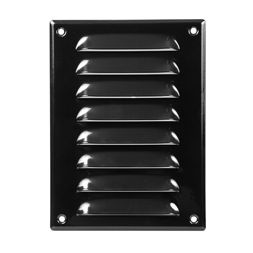 Black metal air vent - black,