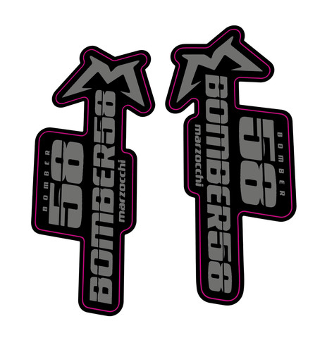 Marzocchi bomber fork decal - fork,