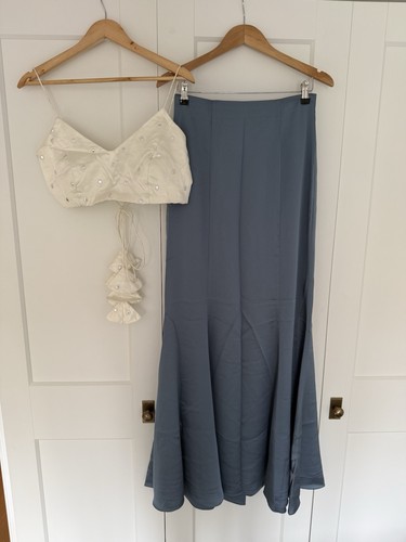 Indo western sari top - western, &