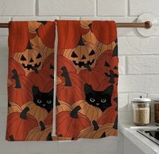 2pcs black cat Pumpkin