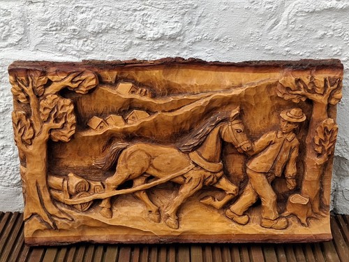 Vintage wood carving - vintage,