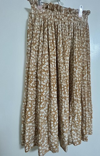 Mustard yellow floral pleaded - yellow,