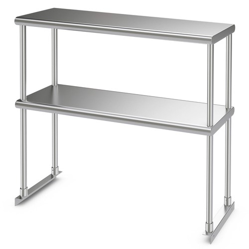 92cm tier prep table - 92cm, 2-tier