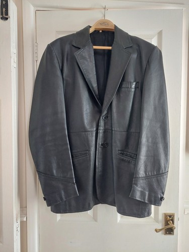 Vintage black leather - vintage, jacket