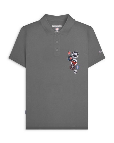 Lambretta mens grey casual - lambretta,