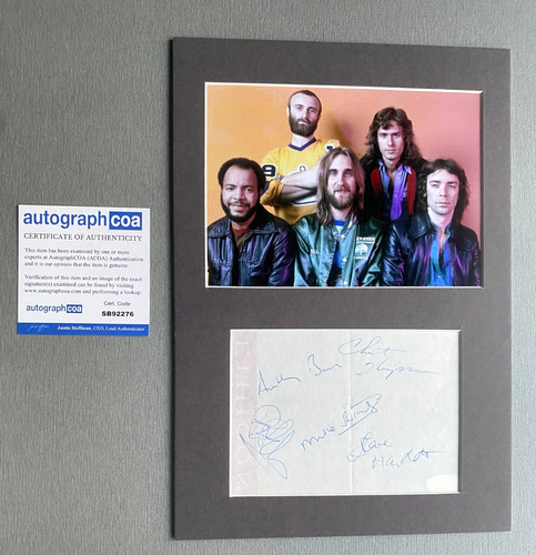 Genesis phil collins signed - "phil,