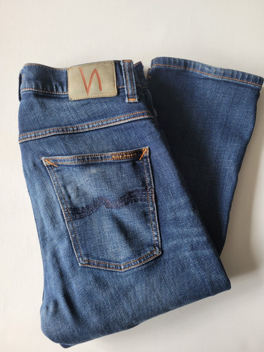 Nudie grim tim dark - dark, worn