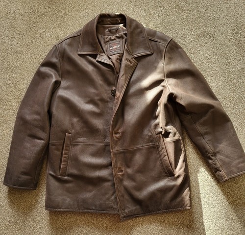 Trapper mens leather jacket - mens,