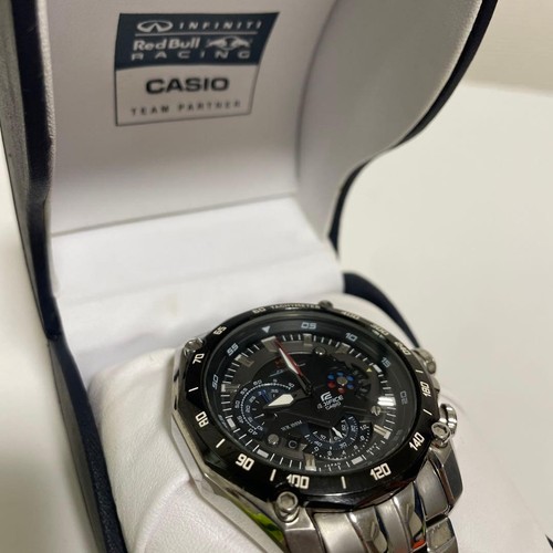 Red bull casio watch silver - casio,