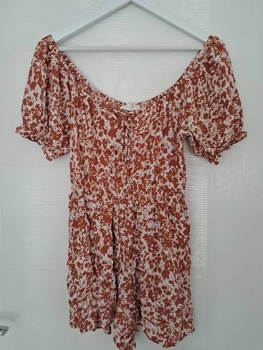 Brown orange playsuit - /,