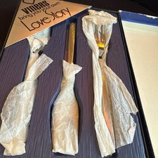 Viners Love Story Vintage Pastry / Cake Forks boxed Sheffield 13.5cm vgc