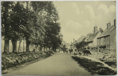 Vintage postcard steventon - postcard, of