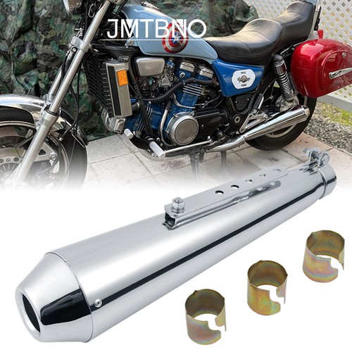 Chrome exhaust muffler pipe - chrome,