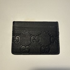 Gucci GG Emblem Grey Card Case