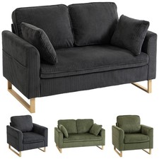 HOMCOM Sofa with with Metal