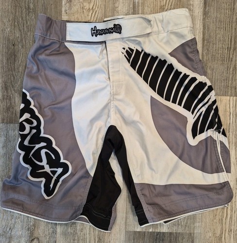 Hayabusa mma fight shorts - shorts, gray