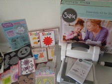 Sizzix White Bigshot Die Cutting & Embossing Machine & Joblot Die Bundle