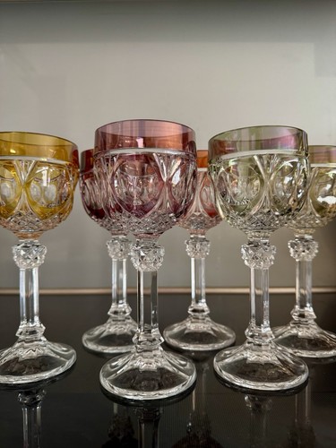Vintage colored crystal - 6,