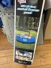 Swimming pool My Splash 8ft Metal Frame Pool, Filter, Under Floor Lock-in Mat