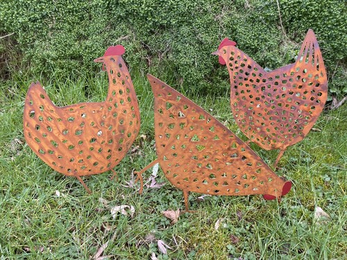 Set rusty hen - set,