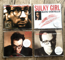 ELVIS COSTELLO  UK 90s EX CD SINGLE BUNDEL LOT tripped-sulky-13 steps-it's time