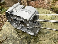 Honda C110 crank cases been vapour blasted 