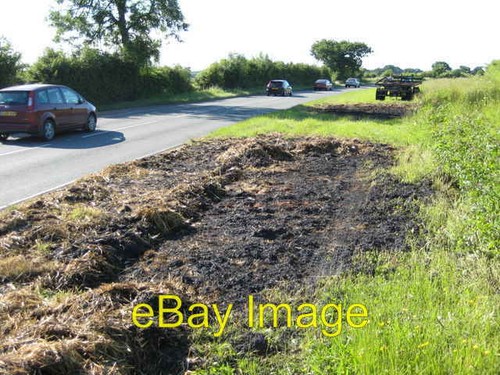 Photo 6x4 fire scene - photo, beside