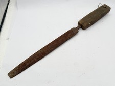 VINTAGE WOODEN HANDLE METAL