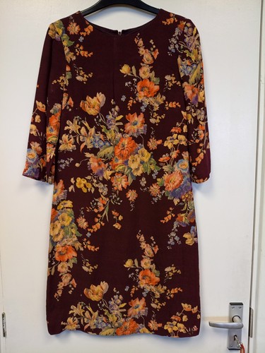 Hobbs deep red floral shift - deep,