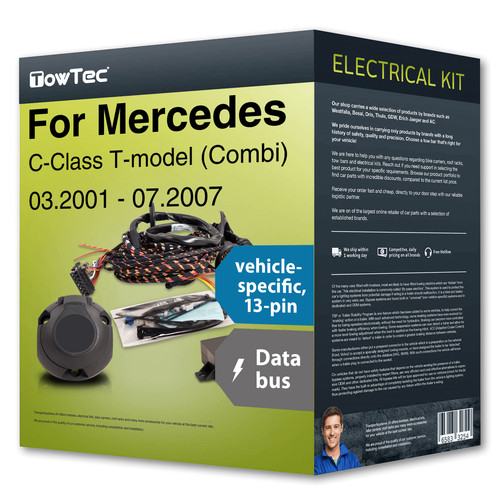 Towbar wiring kit - , 13-pin